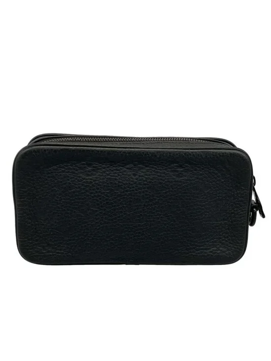 Louis Vuitton Clutch Taurillon Monogram Pochette Volga Noir Black Leather - Picture 3 of 15